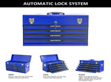 20-inch Steel Portable Tool Box With Drawers - Tool Storage Box Organizer With Metal Lock Closure 67419346