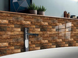 10 PCS 3D Brick Self Adhesive Removablepaper 11.8 x 11.8 Inchpaper Brick Breakaway 57397098
