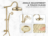 Shower Head with Handheld Shower System with 8" Rainfall Shower Head, Dual Shower Combo W1219105886