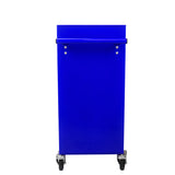 4 DRAWERS MULTIFUNCTIONAL TOOL CART WITH WHEELS-BLUE W110280933