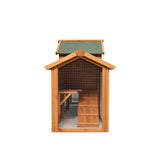 79.5" Extra Large Bunny Cage with 2 Runs House Small Animal Habitats for Guinea Pigs Hamster W21953995