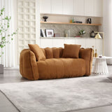 Soft beanbag chair with high resilience foam core for two people. The comfortable square recliner W1996P182159