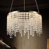 ZUN 15.7-inch Fancy hanging ceiling lamps luxury modern pendant light crystal chandelier W1340P222514