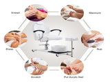 Pedicure Station Chair W/Footrest and Foot Basin, 360 Swivel Reclining Pedicure Chair w/Hydraulic 38698323