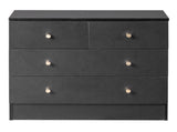 Modern Simple 4-Drawer Dresser Black 32069328