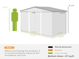 Outdoor Garden Storage Shed Tool House Not Supported 35265787