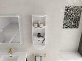 12" Bathroom Wall-Mounted Storage Rack, Float Mounting Design, W999P277165