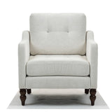 Accent Comfy Chenille Chair w/USB charging port,Mid,Soft,High-support Rebound Sponge,Ergonomic W2715P312489