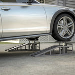 ZUN 2 Pack Hydraulic Car Ramps 5T 11000lbs Low Profile Car Lift Service Ramps Truck Trailer Garage, 62669674