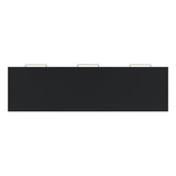 U_STYLE Elegant Console Table with Three Drawers, Extra Long Entryway Table for Entryway, Hallway, N711P175776B