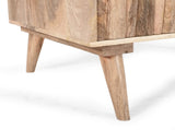 Stylish - Style 2 -Drawer 2 -Door Cabinet , Mango Wood in Natural Finish N780P234027N