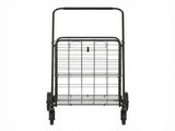 Heavy Duty Folding Grocery Cart, Jumbo Utility Cart with Double Baskets & 360&deg Wheels for 36918691