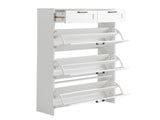 3 drawers, 2 lifters, top panel, shoe cabinet, particleboard, 80*25*120cm, white 77015694