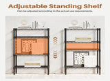 48 inch 4-Tier Metal Wire Shelving Unit, Adjustable Storage Rack for Kitchen, Garage, or Living 42419783