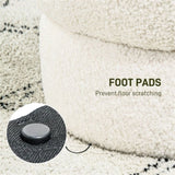 Round Ottoman, Upholstered Foot Stool 90348441