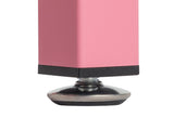 Nail Desk Folding Table, Pink MDF Manicure Station w/ 2 Drawers & 1 Door Cabinet for Nail Art Salon 58463404