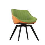 A set of 4 dining chairs, medieval modern kitchen dining chair, PU decorative chairs with black 48388254