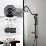Handshower Shower Head with Handheld Shower System with 8" Rain Shower Head W121949749
