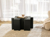 Puzzle Art Side Table, Modular Concave Edge MGO Table - Buy Singles or Combine for Custom Layouts, N770P347932B