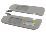 Driver & Passenger Sun Visor w/ Mirror fit for Hyundai Veloster 12-15 85210-2V130-TX 04281046