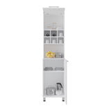 Attica 80" High Double Cabinet Kitchen Pantry , Storage Cabinet, Six spice Cubbies and Four Shelves B200P286954