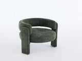 Modern Accent Chair, Contemporary Boucle Fabric Accent Armchair Comfy Upholstered Leisure Single 02006085