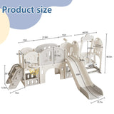 Toddler Slide, Kids Slide for Toddlers Age 1-4, 11in 1 Baby Slide Outdoor Indoor Playground with 17980380