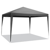 ZUN 10'x10' Gazebo Waterproof Outdoor Canopy Patio Tent Party Tent for Wedding BBQ Cater, Black 35412420