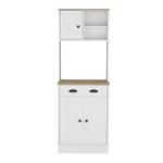 ZUN Albany Kitchen Pantry with 3-Doors Cabinet and Drawer B200P188855