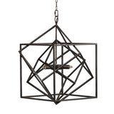 3 - Light Metal Chandelier, Hanging Light Fixture with Adjustable Chain for Kitchen Dining Room W2078138928