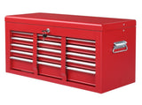 Steel maintenance tool cart cabinet 5 drawers with lock 330lb red 50283215