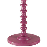 ZUN Purple Accent Table with Pedestal Base B062P209055