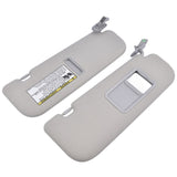 Pair Sun Visor Left and Right Gray Fit for Hyundai Elantra MD 2011-2015 852103X000TX 852203X000 22099603