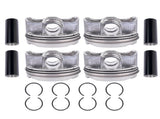 4Pcs Piston Kit w/ring Replacement for Dodge Hornet Jeep WranglerJL Compass Grand Cherokee WL 2.0T 74477943