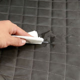 Dark Grey Set of 4 Leathaire Dining Chairs ,Mid-Century Modern Leathaire Chairs Kitchen Living Room W1164P225818