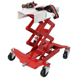 450 Lbs Capacity Low Lift Transmission Jack, With Nylon Safety Strap, Used For Transmissions & Gas 35822553