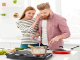 Dual Electric Hot Plate - 5-Second Quick Heating with 6.3&7.5in Glass Plates, 800W1000W Power, 76483994