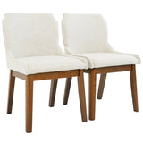 Ellis Dining Chair Set of 2 - Beige Linen B183P281178