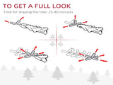 6' Tall Unlit Snow-Flocked Slim Artificial Christmas Tree with Realistic Branches and 492 Tips-Does 60727428