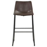 Brown and Black Armless Bar Stool B062P153515