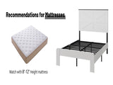 Full Bed Frame Headboard , Wood Platform Bed Frame , Noise Free,No Box Spring Needed and Easy W636P305736