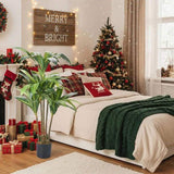 150cm Artificial Olive Tree Natural Look with Silk Leaves & Fake Trunk Indoor Decor for Home & 29116583