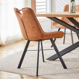 ZUN A set of 2 Dining Chairs Comfortable Upholstered Side Seating Armless for Home Kitchen Bedroom W2128130459