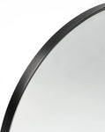 ZUN Black 20x30 INCH Metal Arch Barhroom mirror 05906160