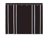 69" Portable Clothes Closet Wardrobe Storage Organizer with Non-Woven Fabric Quick and Easy to 84183765