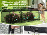 Green 108"x48"x47" Garden Crop Cage with High-Density Nylon Mesh, Plant Protection Tent with 83780871