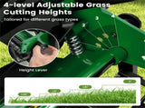14 Inch Push Lawn Mower with Grass Catcher Bag-Green 78086506