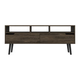 New Haven 2-Drawer 3-Shelf TV Stand Dark Walnut B06280178