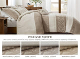 5-Piece King Comforter 5pcs Set,Taupe B035P408735