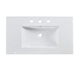 36'' Bathroom Vanity with Ceramic Sink Combo, Solid Wood Frame Bathroom Storage Cabinet, N710P195628B